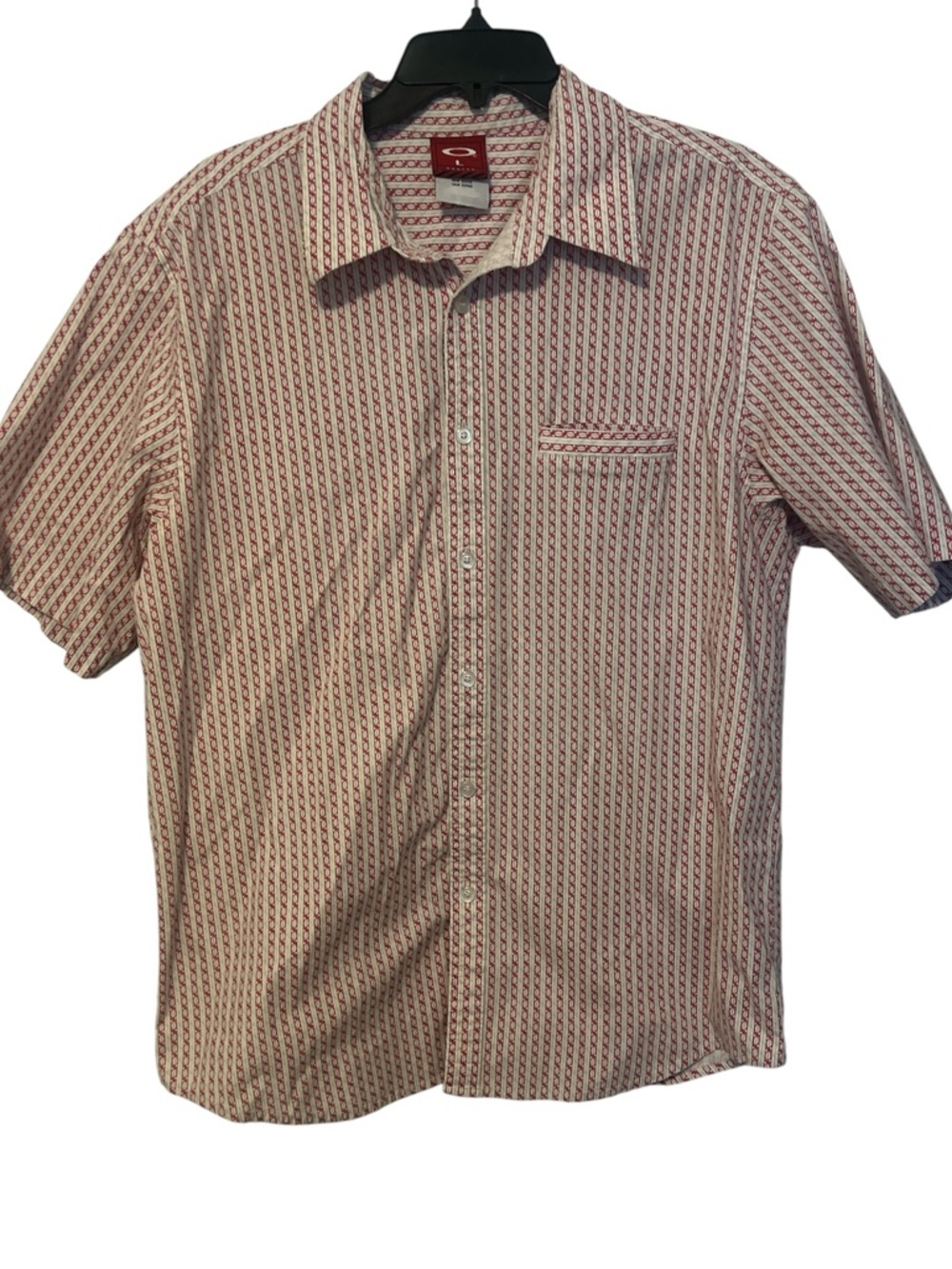Men’s Oakley Button Down Short Sleeve Shirt